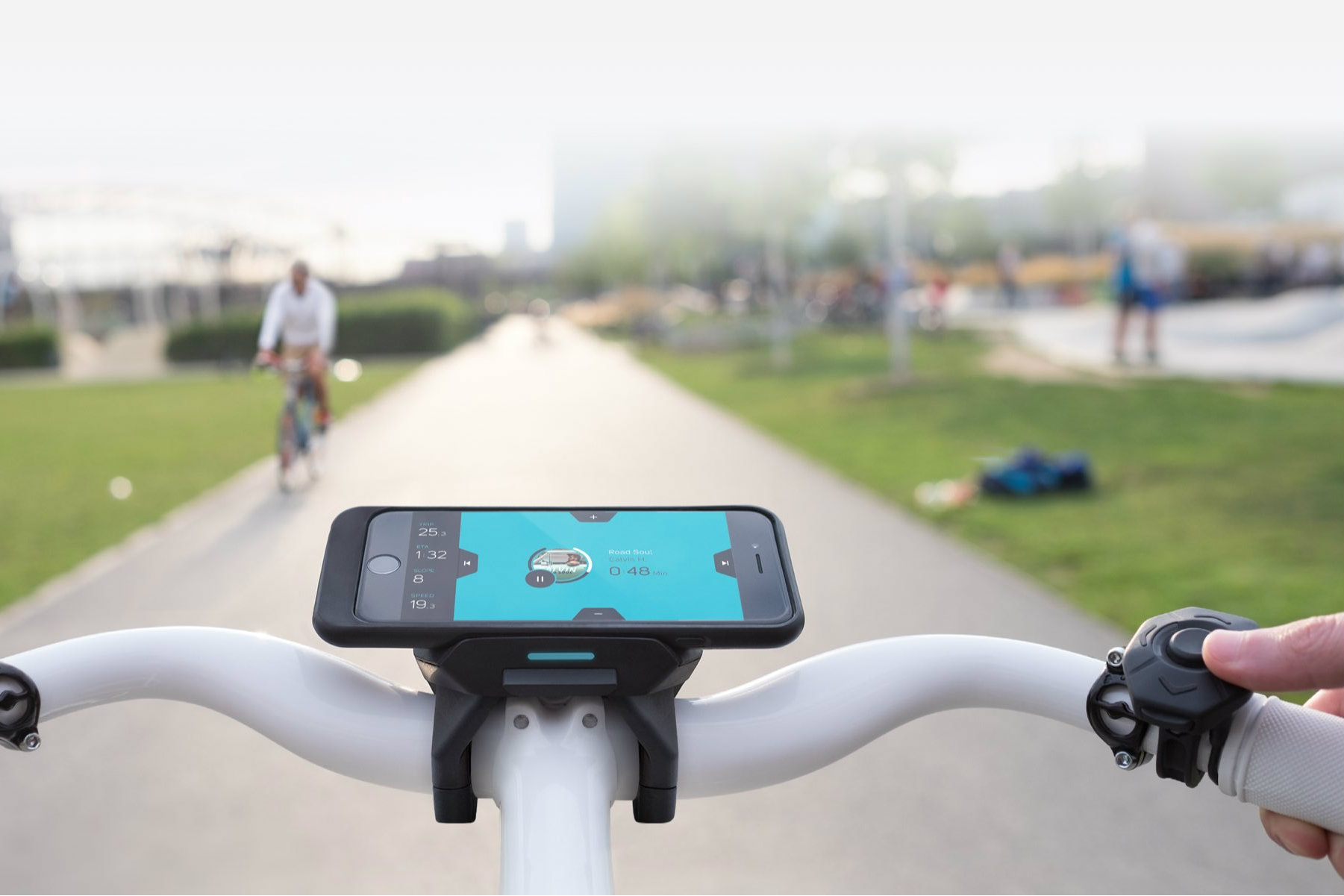 cobi connected biking bike routes navigation render outdoor music