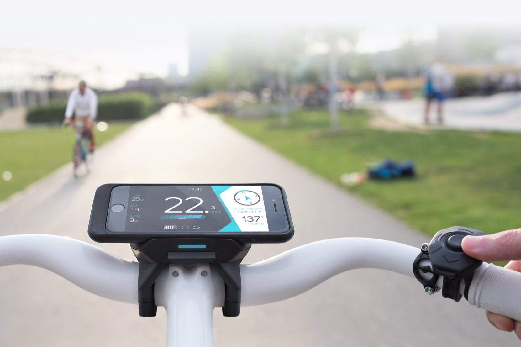 cobi connected biking bike routes navigation render outdoor