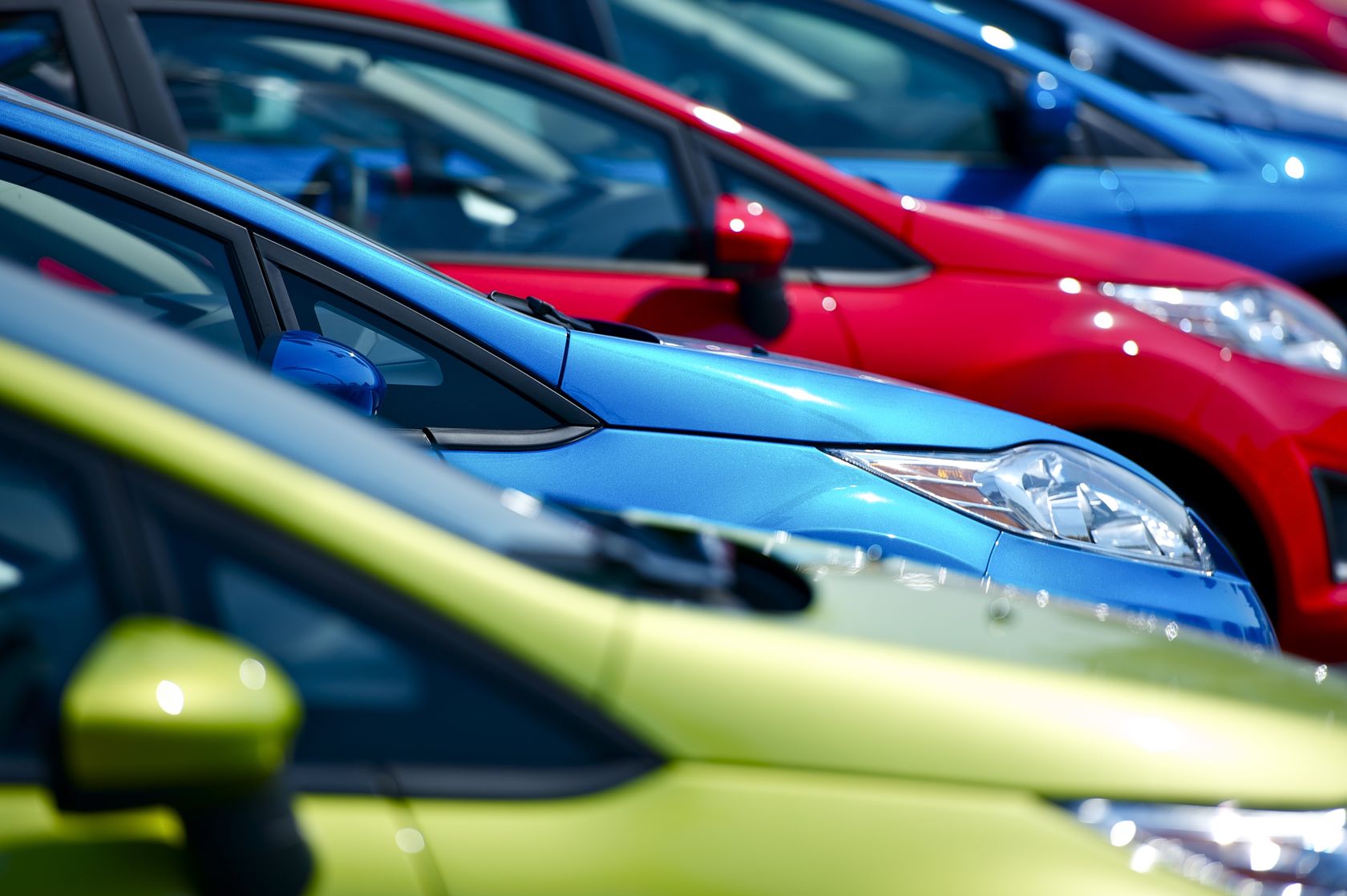 prodigy car dealership sales platform colorful cars in a lot
