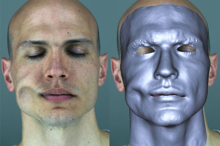 disney research single camera facial performance capture