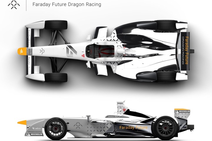 Faraday Future Dragon Racing Formula E car