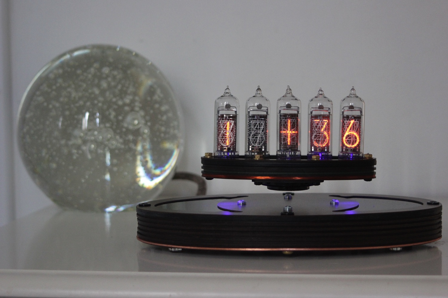 levitating clock kickstarter img 6787