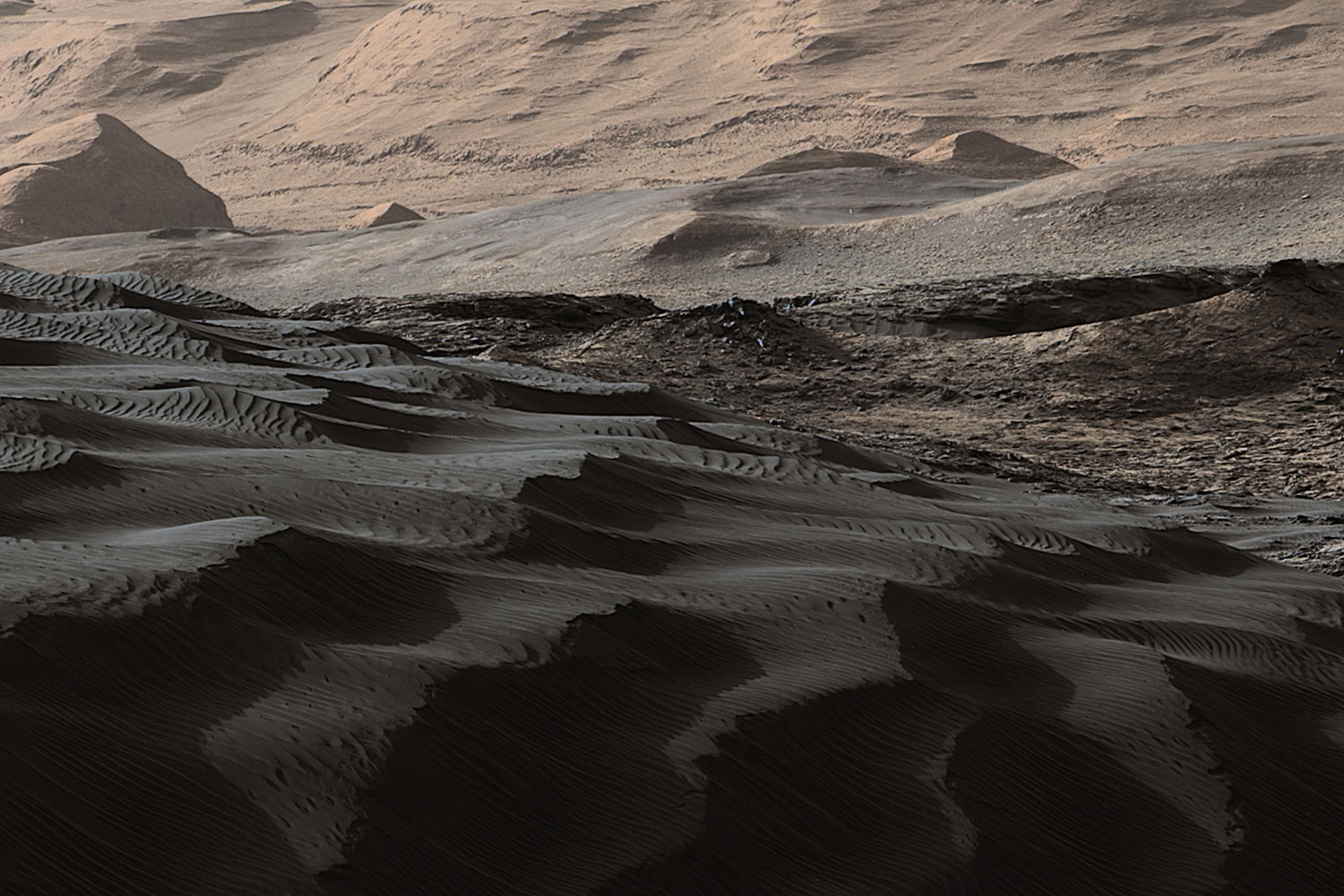 mars sand dune martian dunes 3