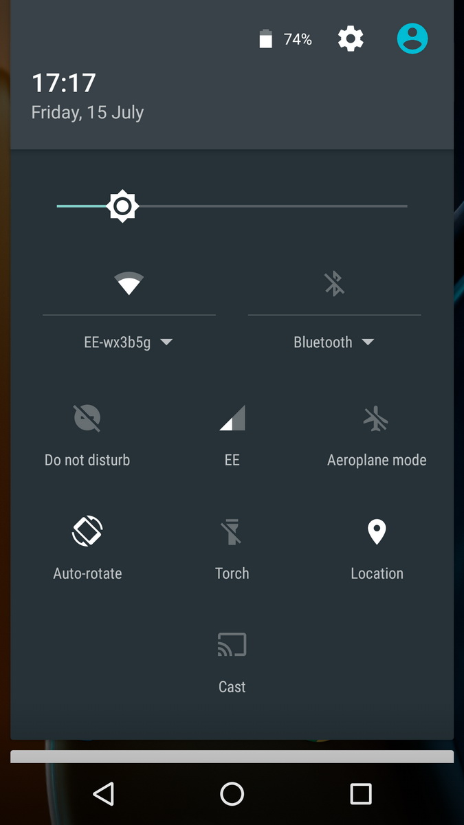 Screenshot Motorola Moto G4
