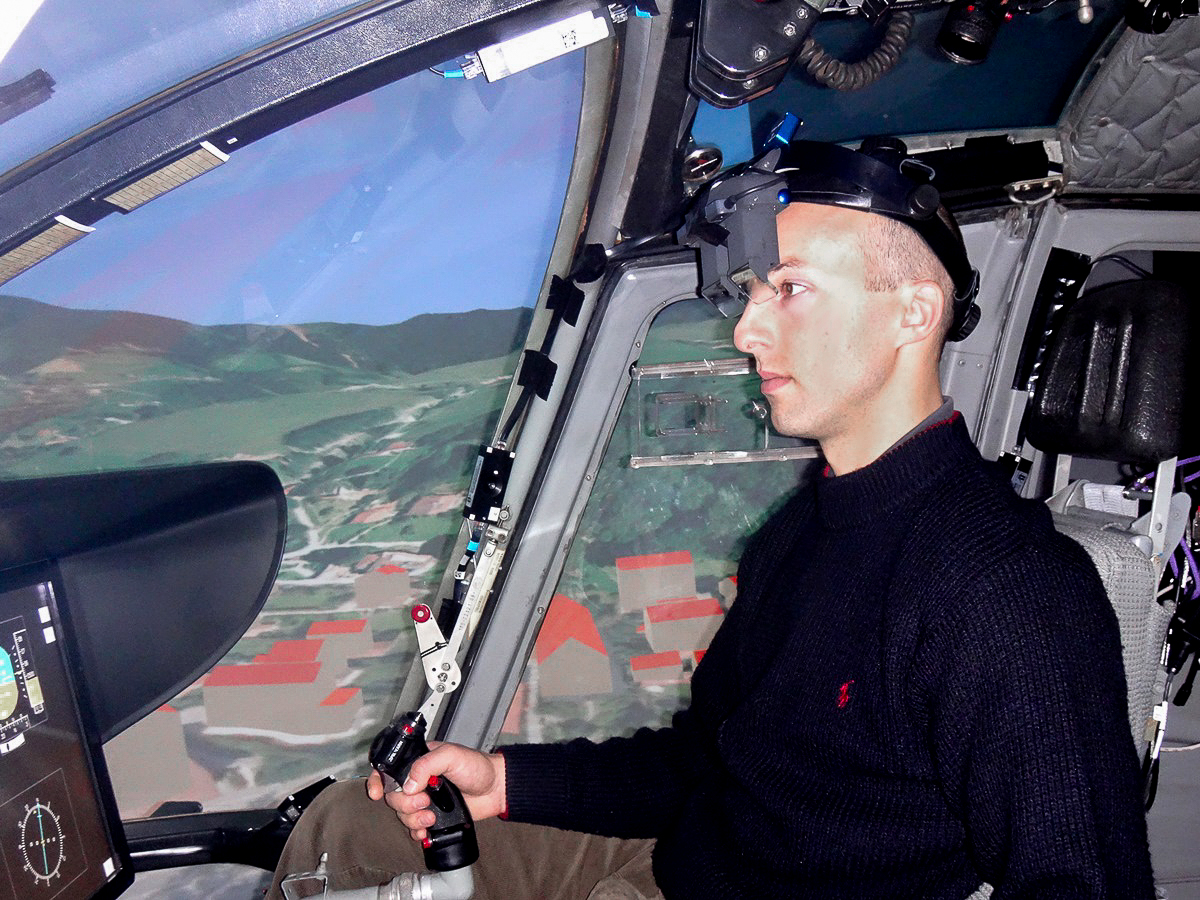augmented reality pilots pilot mit helmsichtger  t