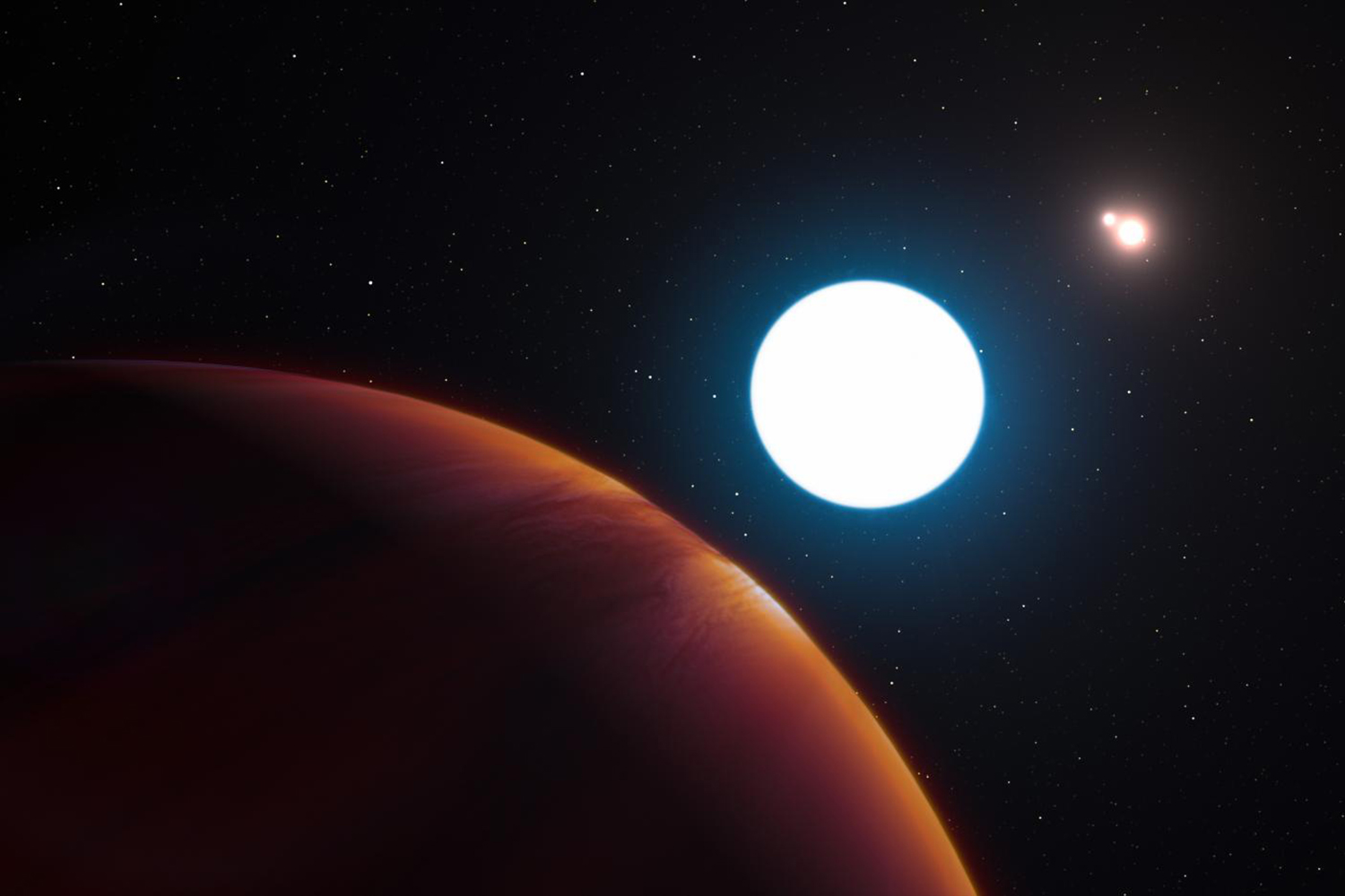 planet three suns