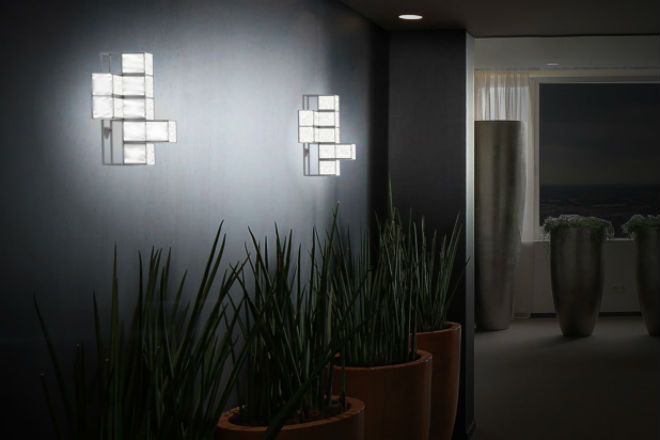 futuristic lighting ideas pixel wall