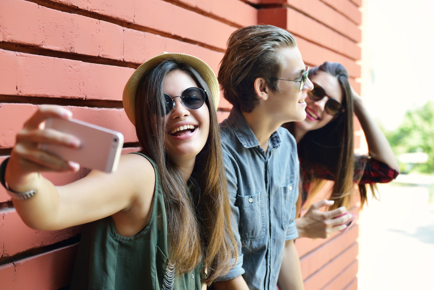 Happy Best Friends Pose Making Selfie Stock Photo 1114610255 | Shutterstock