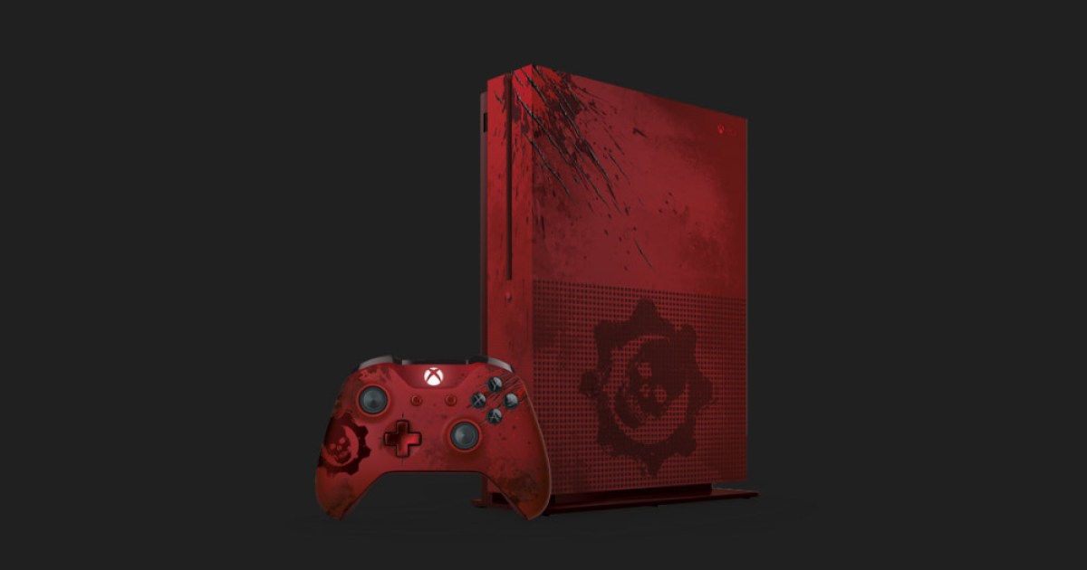 Xbox One S 2tb Console Gears Of War 4 Limited Edition