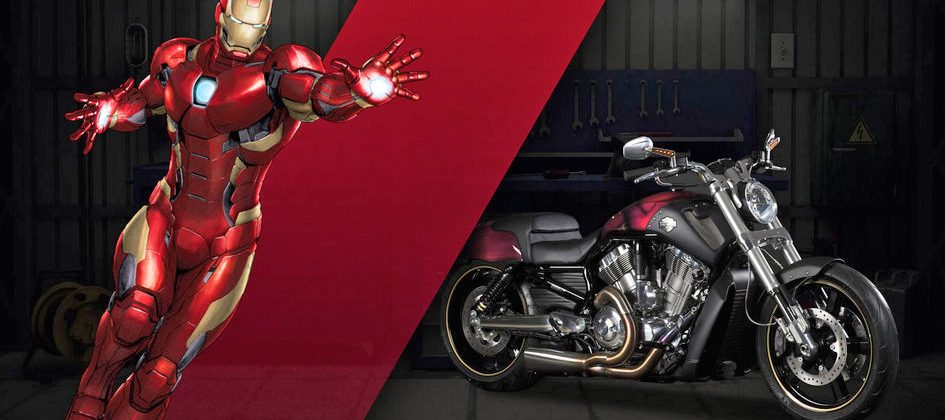 harley davidson marvel superhero custom bikes iron man bike