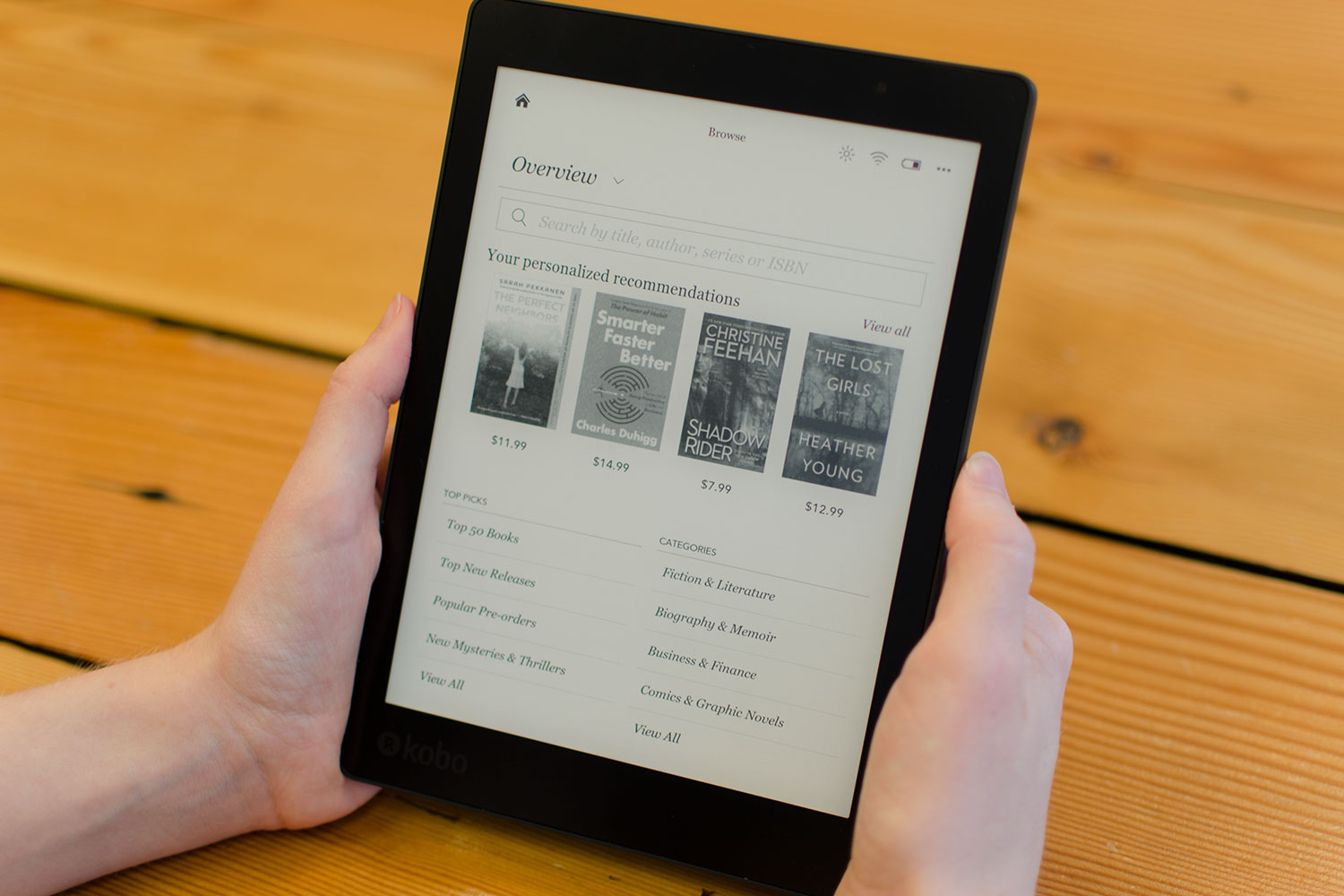 kobo limited edition aura one ebook reader reccomendations