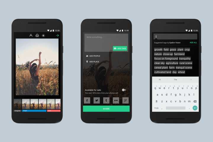 eyeem adds auto keywords process