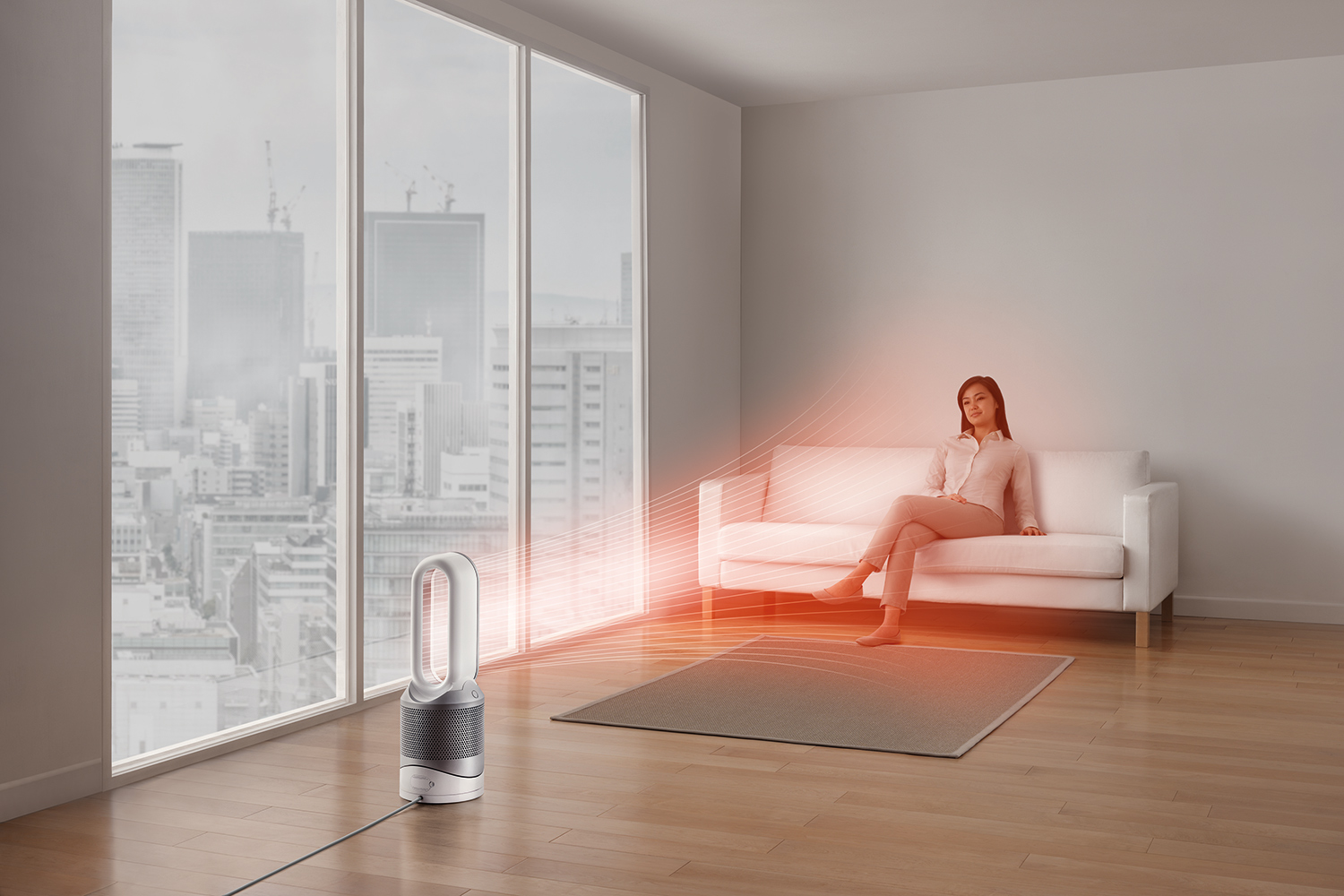 dyson pure hotcold link hot cool heats in winter city
