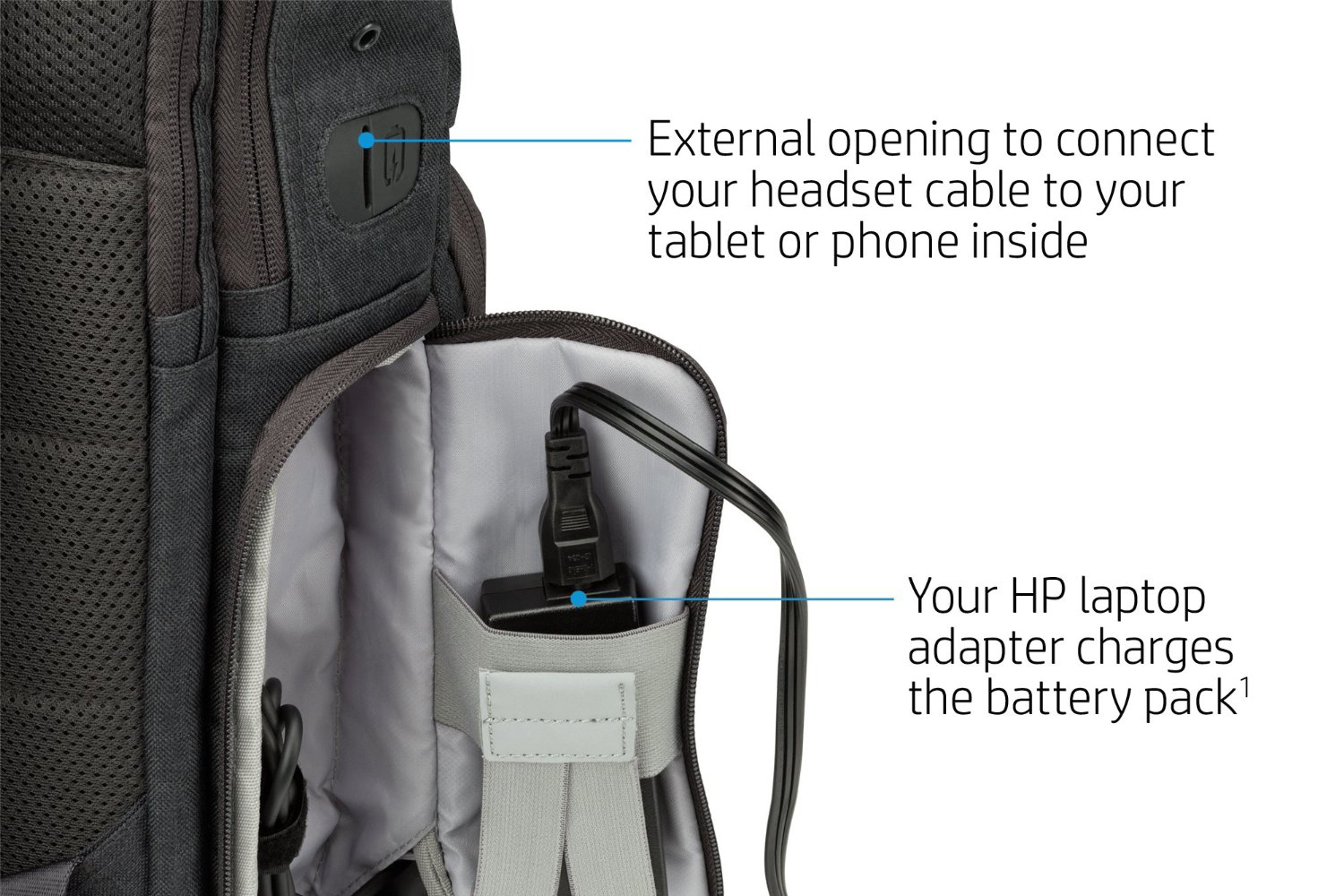 hp powerup backpack battery charge laptop phone tablet 4