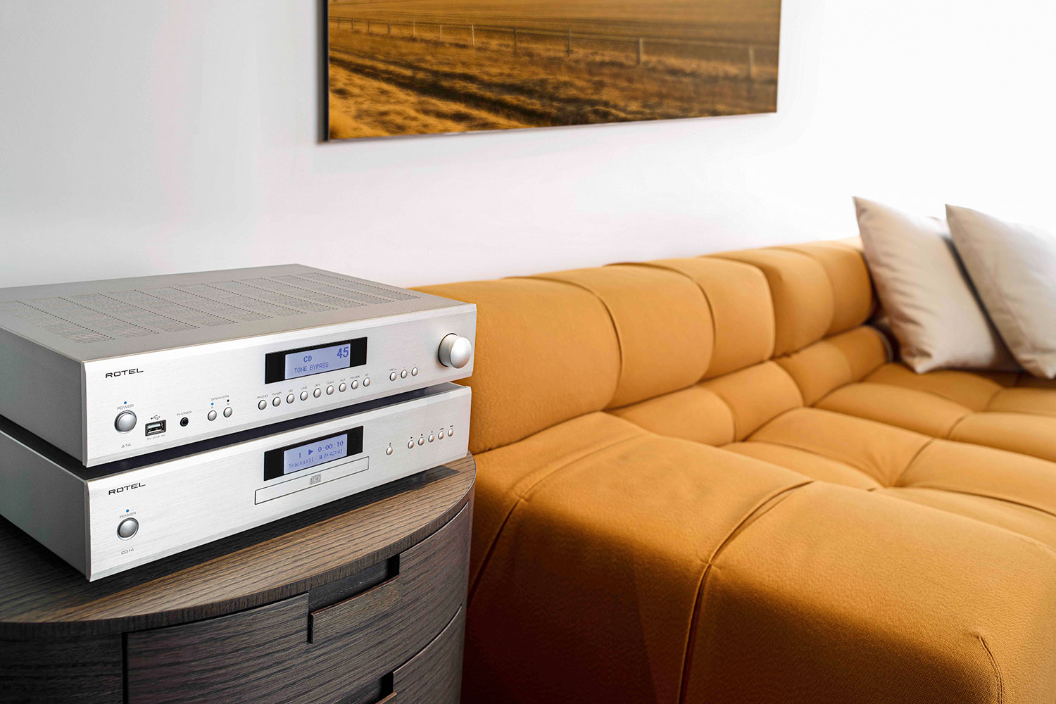 rotel introduces 14 series amplifiers cd player a14 cd14 2