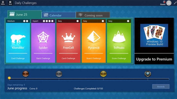 microsoft solitaire collection ios android