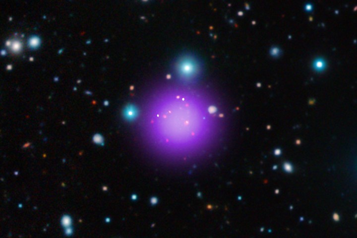 distant galaxy cluster clj