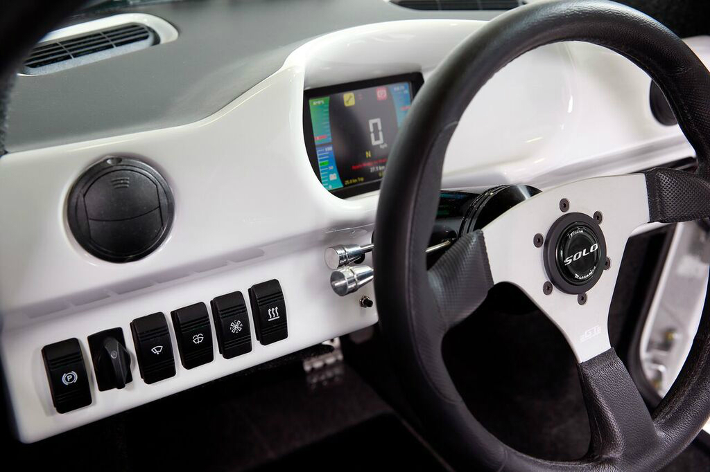 electra meccanica solo unveiled dashboard left side switches