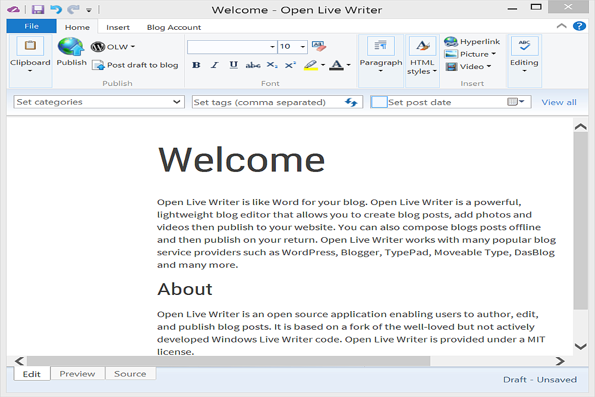 OpenSourced Windows Live Writer Heads To Windows Store Digital Trends