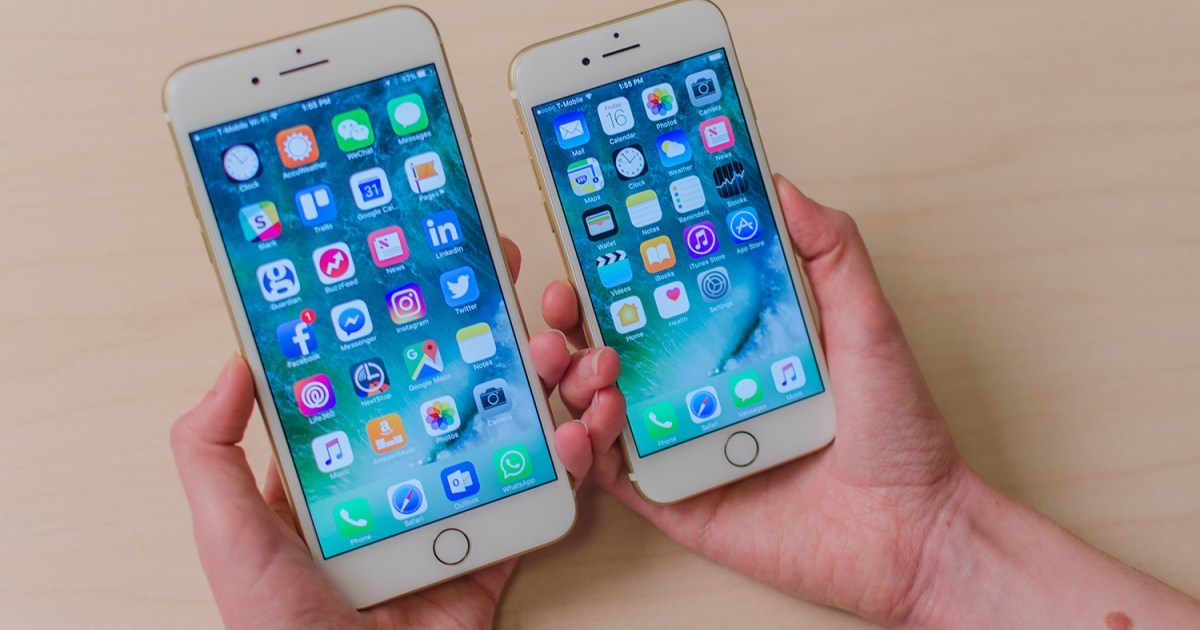 Apple iPhone 7 vs. iPhone 7 Plus | Smartphone Specs Comparison | Digital Trends