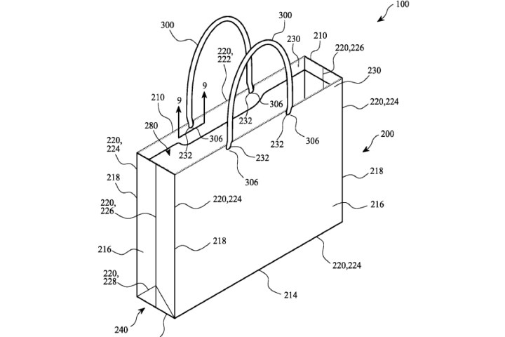 apple paper bag patent
