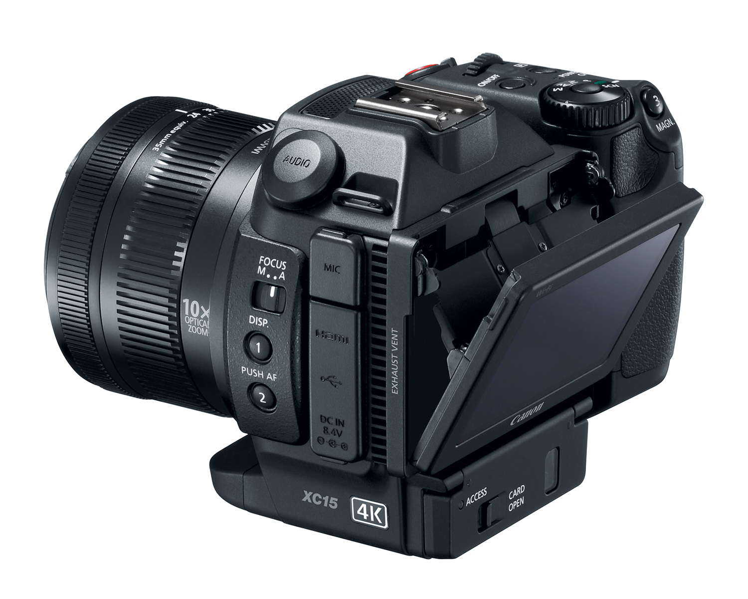 canon unveils c700 xc15 4k monitors camcorder back 3q hires