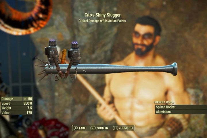 Cito's Shiny Slugger weapon from Fallout 4. 