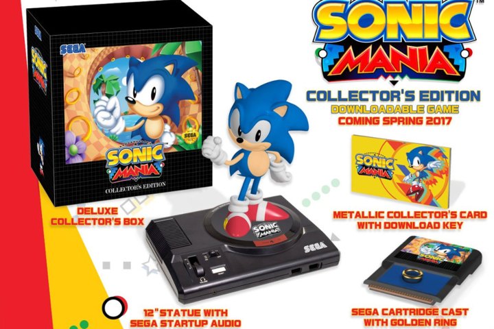 sonic the hedgehog mania collectors edition