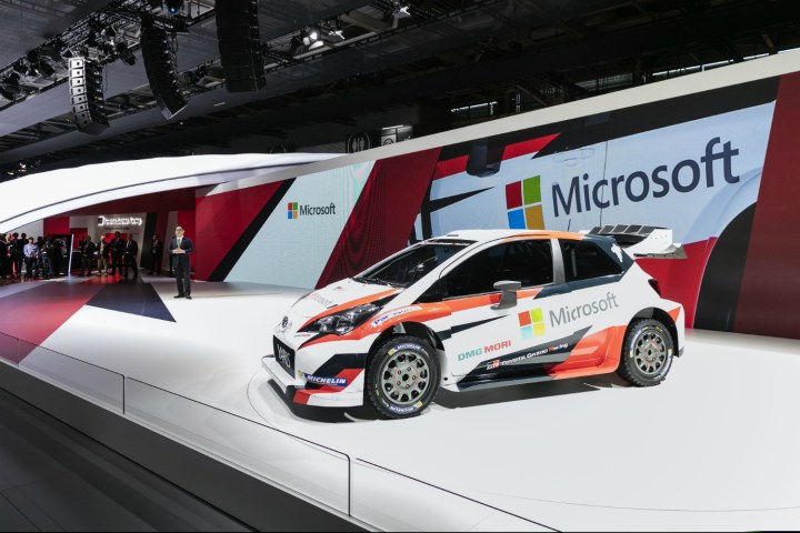 Toyota and Microsoft join for WRC