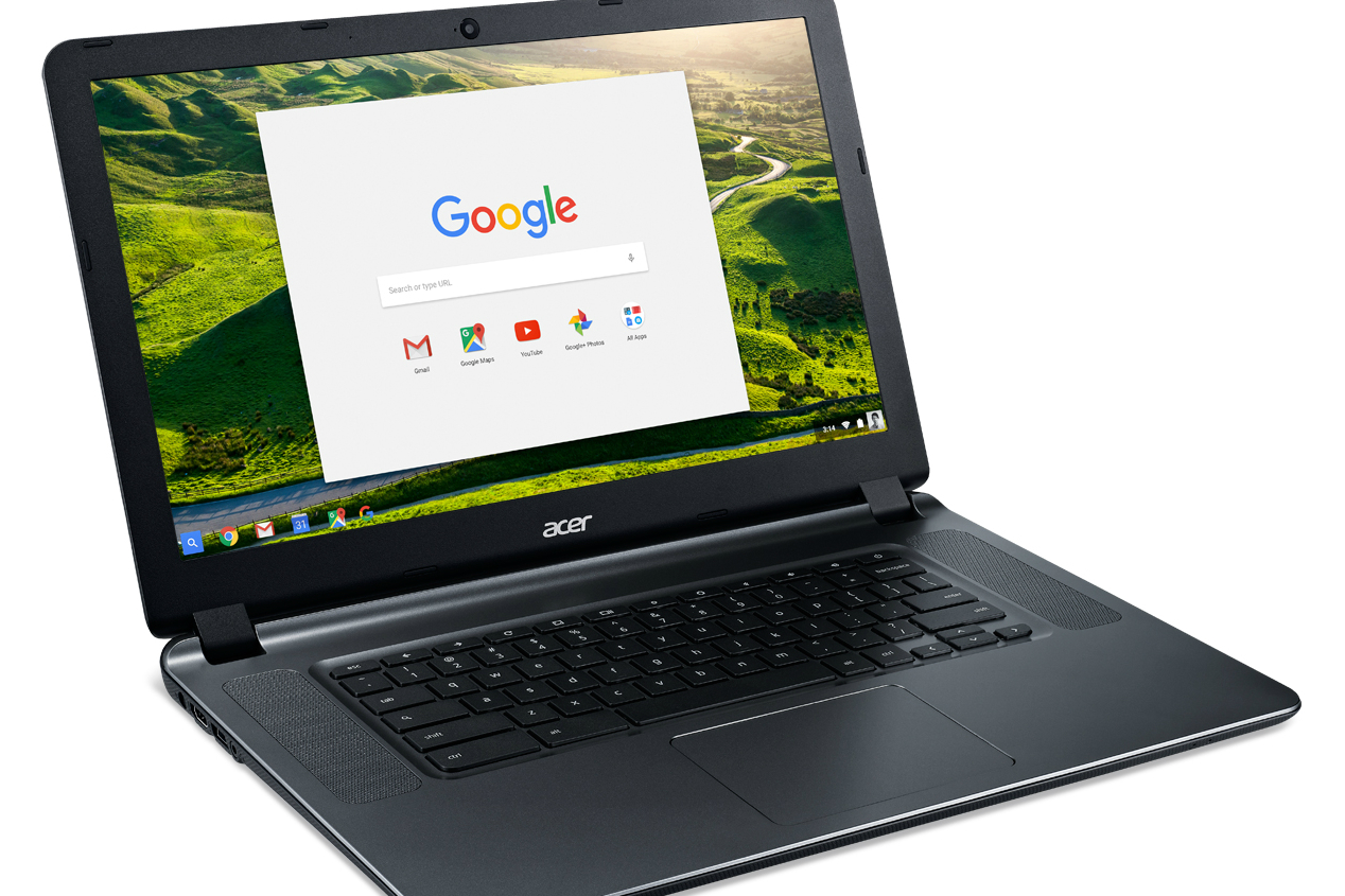 acer chromebook 15 12 hours battery life cb3 532 right facing gwp