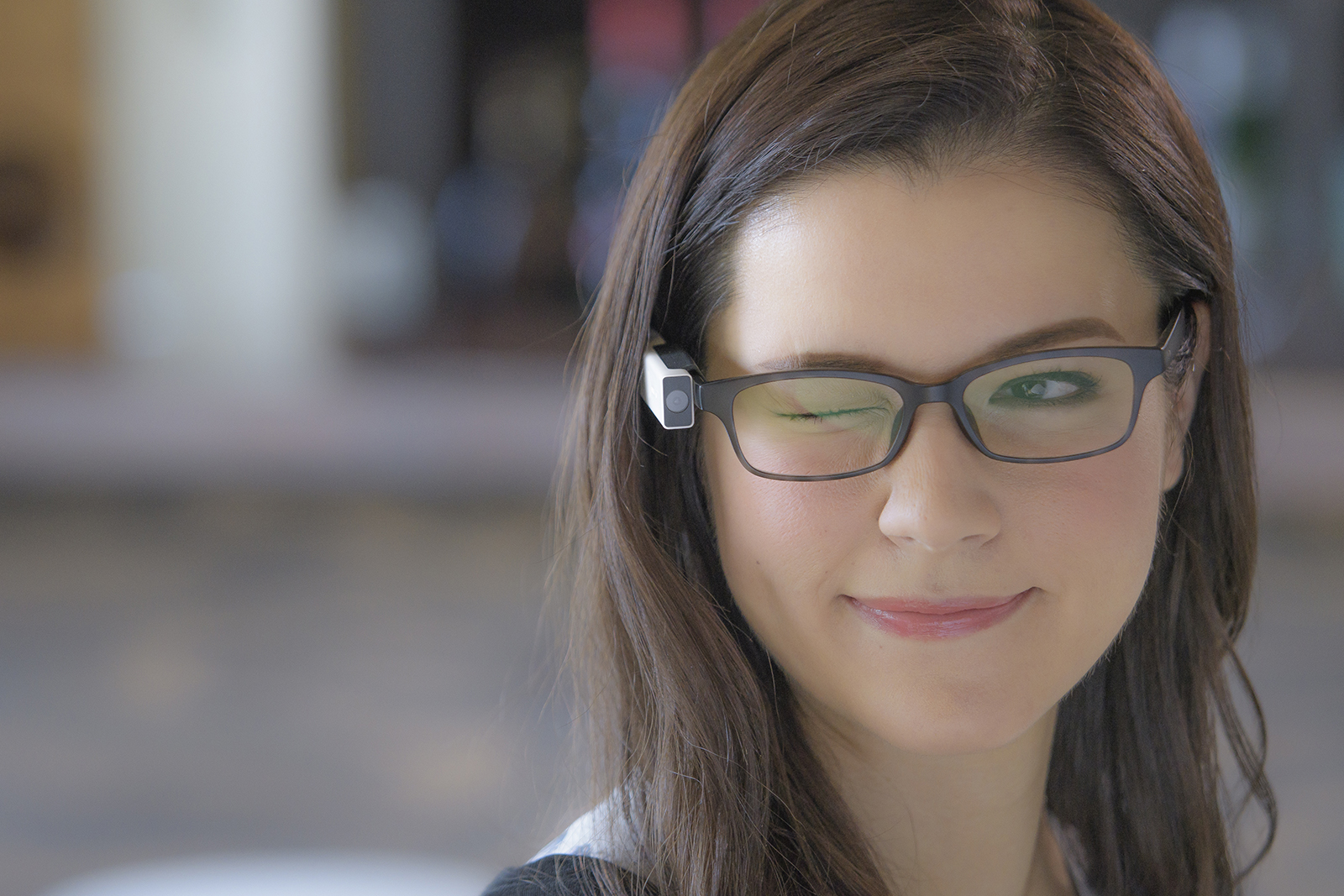 that google glass blink to shoot feature its headed any pair of glasses with blincam dsc3396
