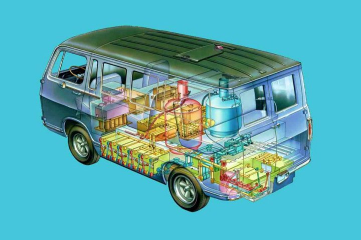 gm hydrogen fuel cell 50 years electrovan 50th anniversary