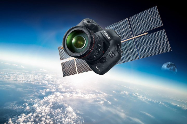 canon imaging satellite space