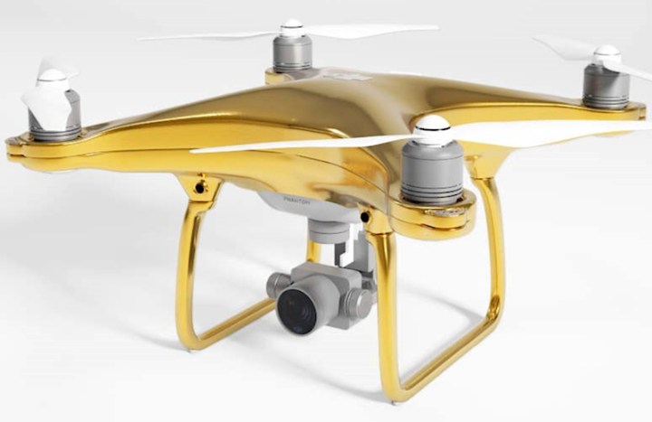 gold phantom 4 drone