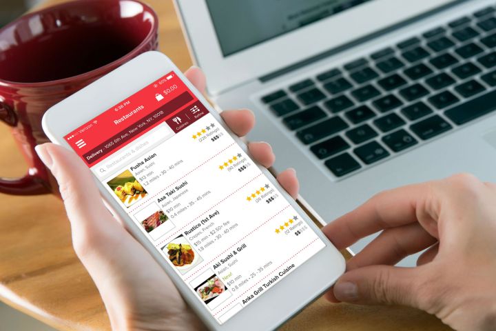 how to safely order food delivery grubhub