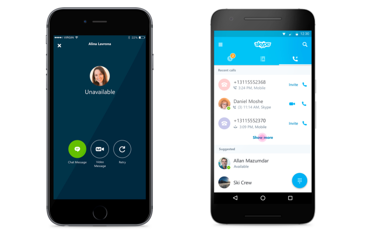 skype android ios app