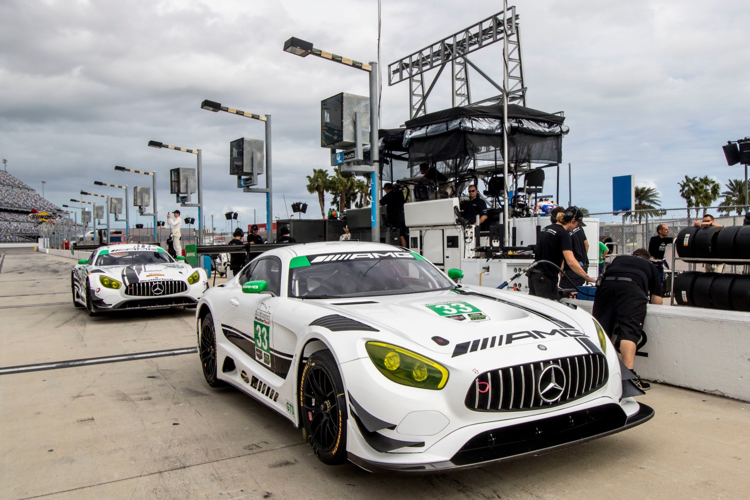 Mercedes-AMG GT3 Daytona test, November 2016