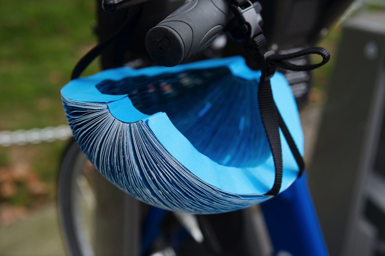 cardboard bike helmet ecohelmet closeup