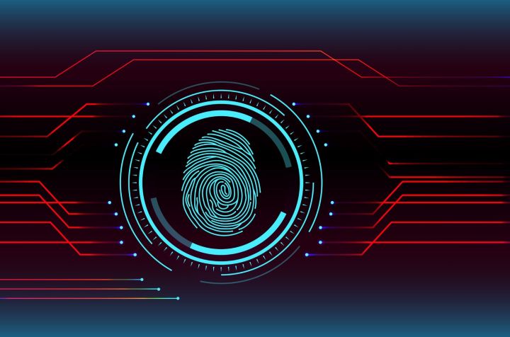 transmit security biometrics 61894671  fingerprint scanning technology concept illustration