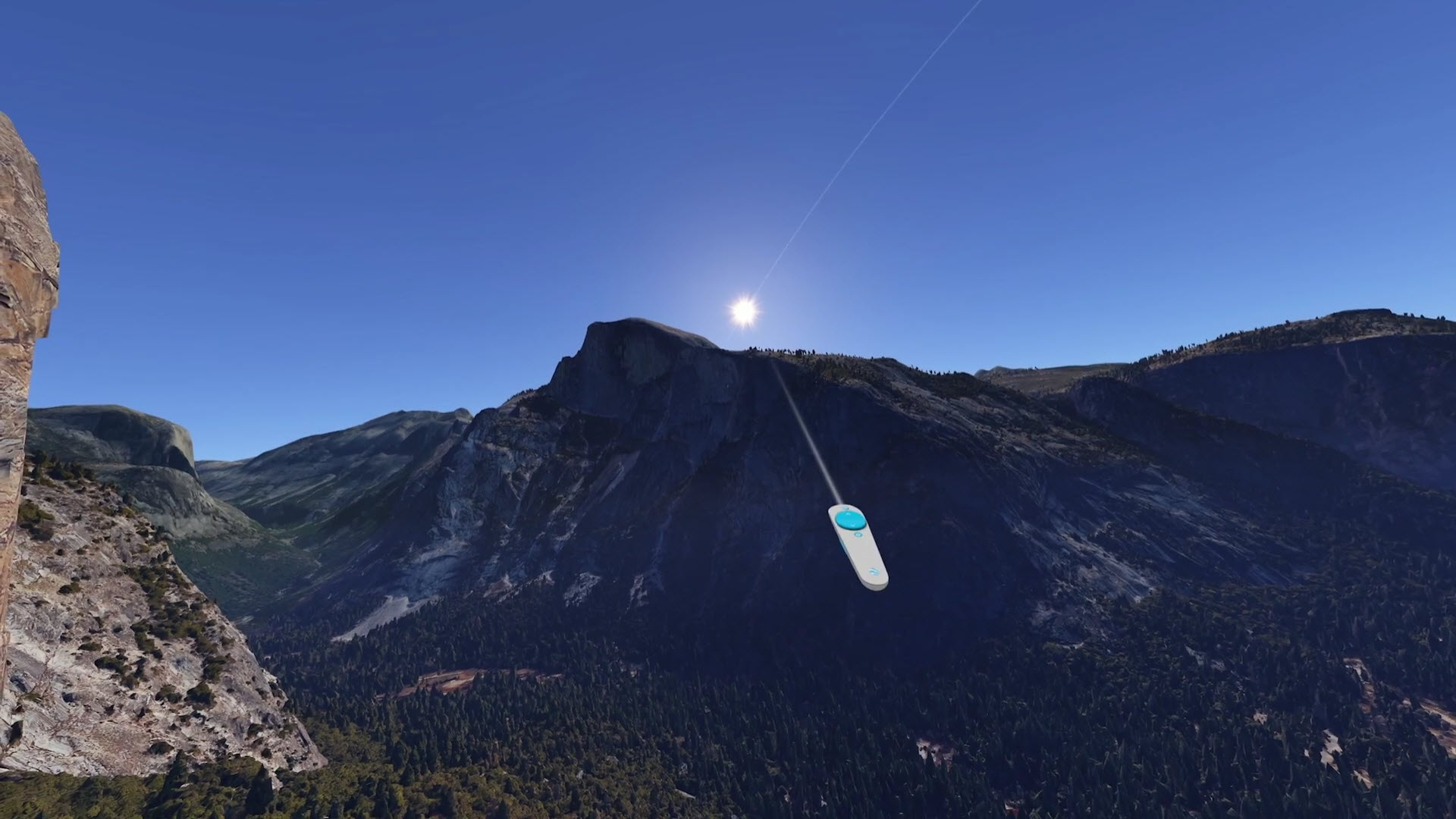 google earth vr announced htc vive support first mountain