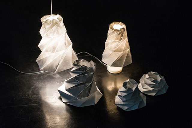 origami lamp shade launches on kickstarter lampshade6