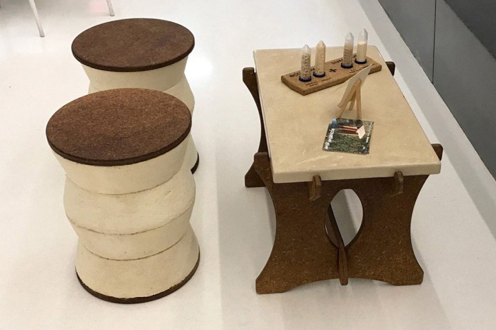 ecovative and biomason unveil mushroom furniture mushroom5
