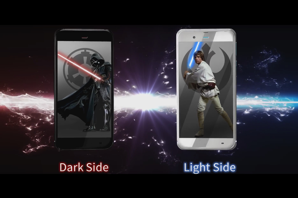 Sharp's lustworthy Star Wars phones are way too cool to be kept in