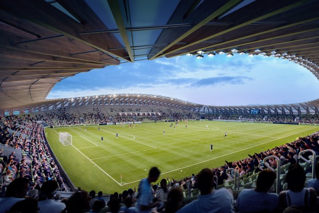 tech news forest green rovers stadium wood eco park football soccer architecture news zaha hadid architects stroud gloucestershire engl