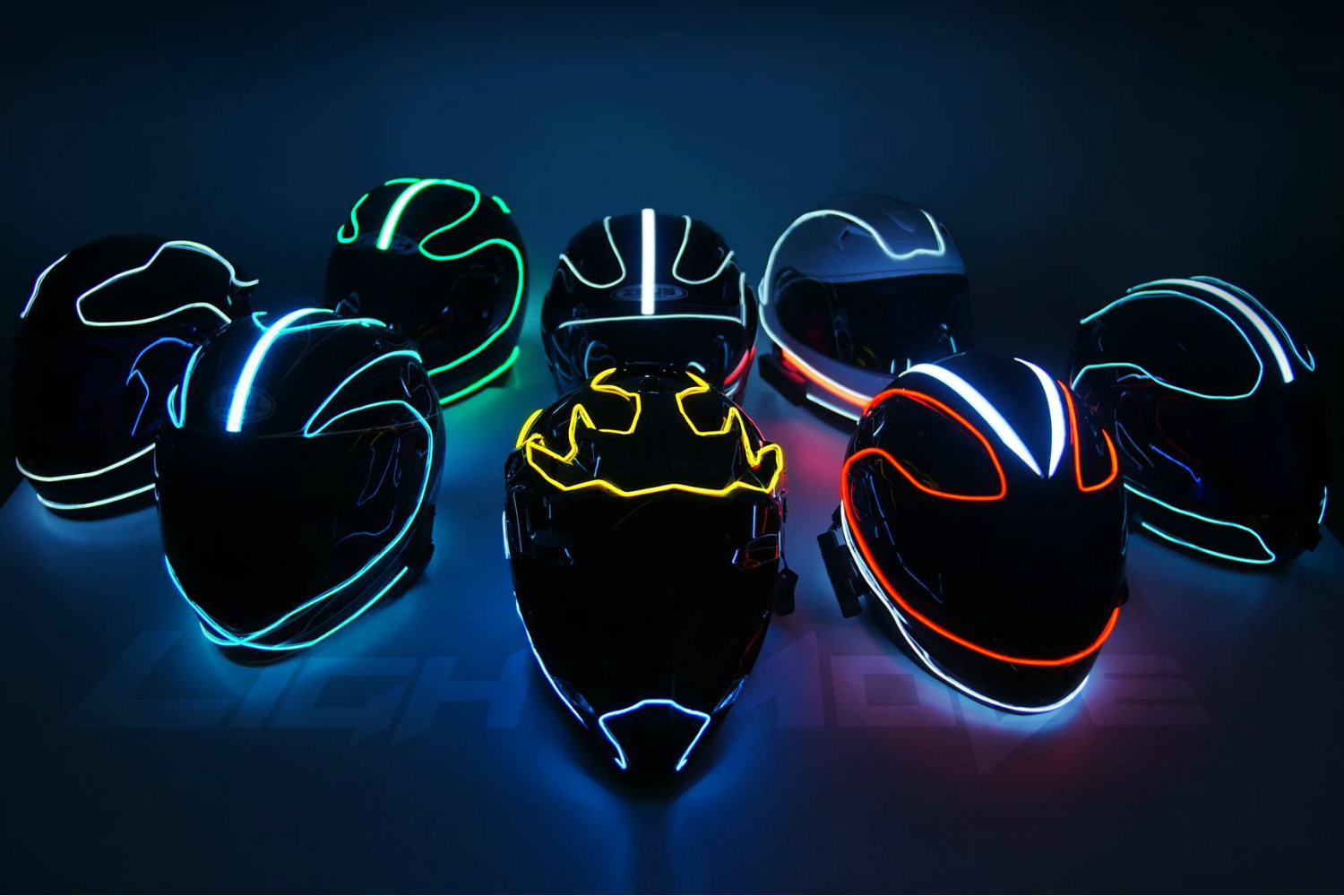 lightmode, helmet, bike lights, motorcycle
