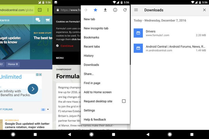 chrome android download pages androiddownload