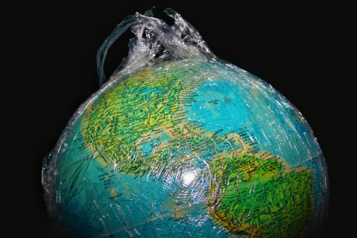 technosphere earth and cling film