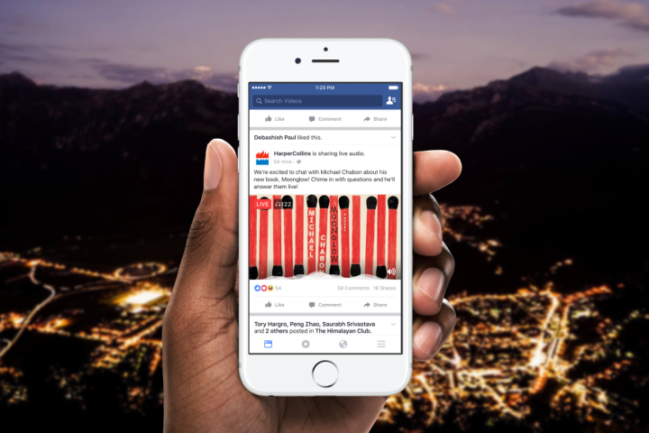 facebook live audio fb