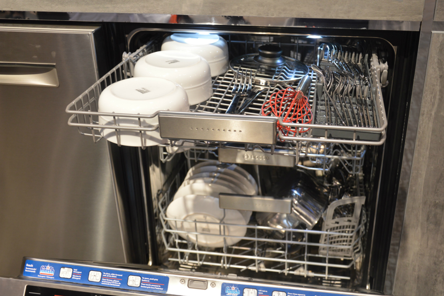 how to load a dishwasher bosch myway rack 2