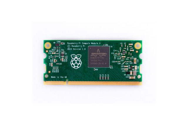 raspberry pi releases compute module 3 small header